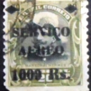 Selo postal Aéreo do Brasil de 1927 Hermes da Fonseca 1/20