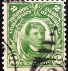Selo postal das Filipinas de 1906 José Rizal 2
