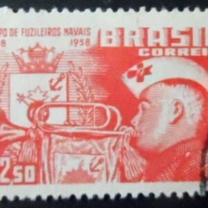 Selo postal de 1958 Fuzileiros Navais - C 402 U