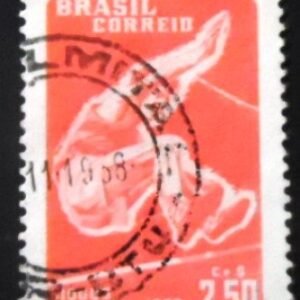 Selo postal de 1958 Jogos Infantis - C 407 U