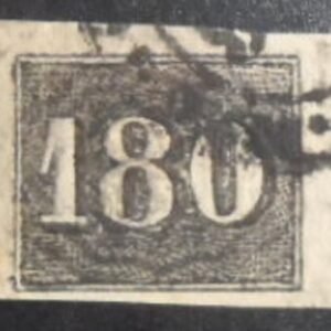 Selo postal do Brasil Império Olho-de-cabra 180