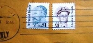 Envelope Circulado de 1989 Miami / Guarulhos