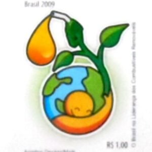 Selo postal do Brasil de 2009 Combustível Renovável