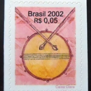 Selo postal do Brasil de 2005 Caixa clara