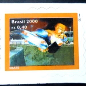 Selo postal Regular emitido no Brasil em 2000 - 789 M