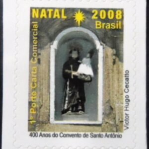 Selo postal do Brasil de 2008 Santo Antônio