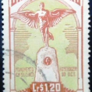 Selo postal AÉREO do Brasil de 1947 - A 62 U