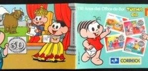 Caderneta postal nº 21 de 1993 150 Anos Olhos-de-boi Cebolinha