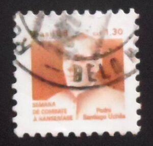 Selo postal do Brasil de 1988 Padre Santiago Uchoa H25 U