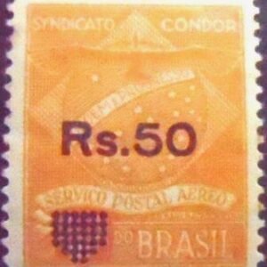 Selo postal do Brasil de 1930 Sindicato Condor K 12 N