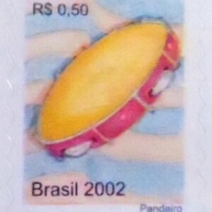 Selo postal Regular emitido no Brasil em 2002 - 824 M