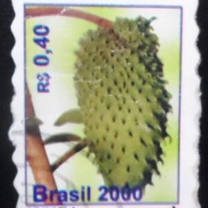 Selo postal Regular emitido no Brasil em 2000 - 792 U