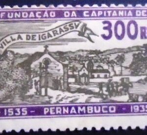 Selo postal comemorativo do Brasil de 1935 C 87