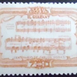 Selo postal comemorativo do Brasil de 1936 C 109 M