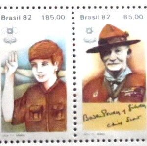 Se-tenant do Brasil de 1982 Baden Powell