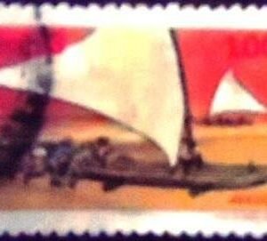 SSelo postal do Brasil de 1973 Jangada