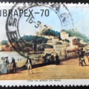 Selo postal do Brasil de 1978 Igrejas da Glória U