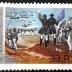 Selo postal dos Açores de 1982 Bravos do Mindelo