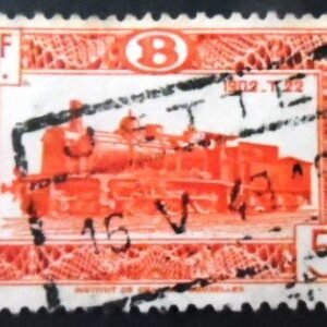Selo postal da Bélgica de 1949 Type 25 Locomotive 1884 5 U