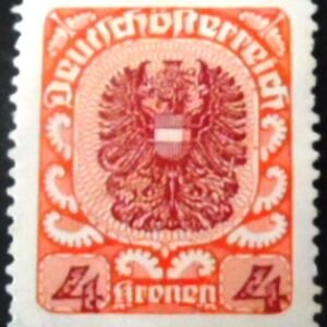 Selo postal da Áustria de 1921 Coat of arms 4