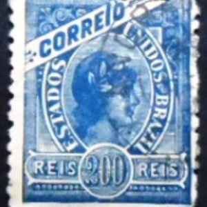 Selo postal do Brasil de 1900 República 200