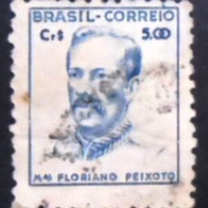 Selo postal do Brasil de 1950 Marechal Floriano Peixoto 5