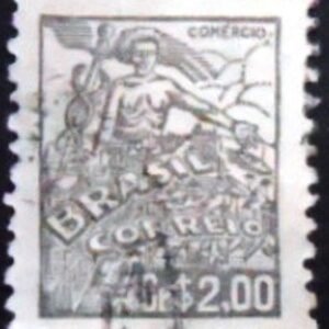 Selo postal do Brasil de 1946 Comércio 2