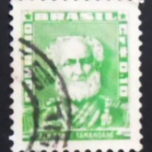 Selo postal Regular emitido no Brasil em 1954 - 491 U