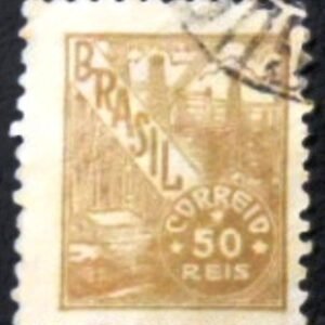 Selo postal do Brasil de 1941 Petróleo 50