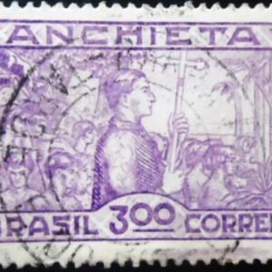 Selo postal comemorativo do Brasil de 1934 C 75 U