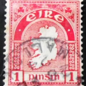 Selo postal da Irlanda de 1923 Map 1