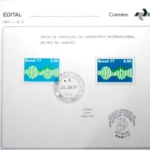 Edital de Lançamento 2 de 1977 Aeroporto Rio de Janeiro 7278