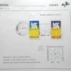 Edital nº 23 de 1977 Semana da Pátria