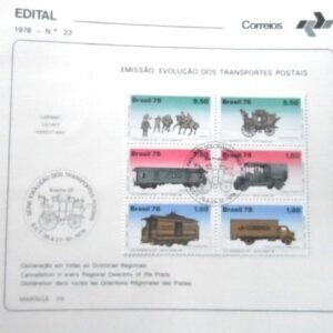 Edital de Lançamento nº 23 de 1978 Transportes Postais