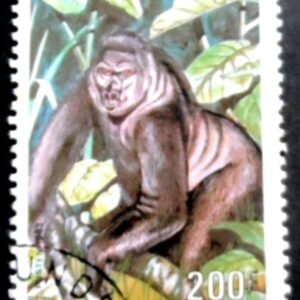 Selo postal de Camarões de 1983 Gorilla