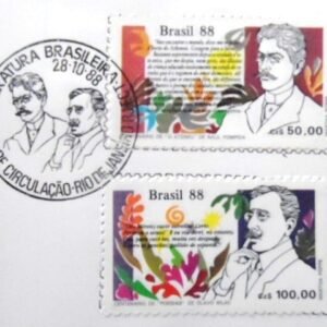 Edital de lançamento nº 17 de 1988 Raul Pompéia e Olavo Bilac