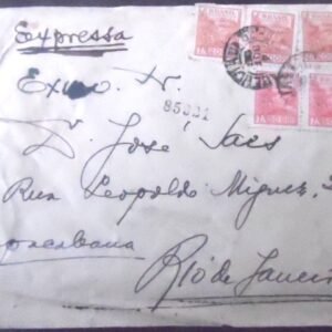 Envelope circulado em 1943 São Paulo / Rio de Janeiro