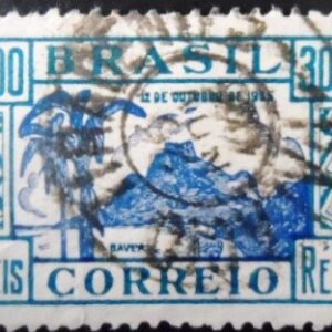 Selo postal comemorativo do Brasil de 1935 - C 98 U