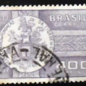 Selo postal comemorativo do Brasil de 1938 - C 128 U
