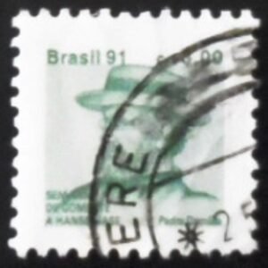 Selo postal do Brasil de 1991 Padre Damião H 28 U