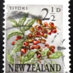 Selo postal da Nova Zelândia de 1961 Titoki