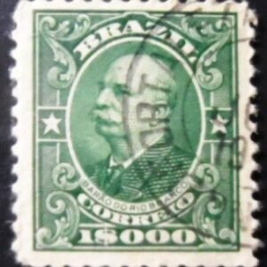 Selo postal do Brasil de 1913 Barão Rio Branco - 147 U