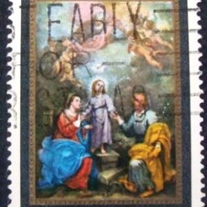 Selo postal comemorativo da Nova Zelândia Two Trinities