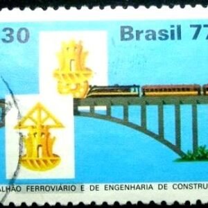 Selo Postal Comemorativo do Brasil de 1977 - C 1022 U