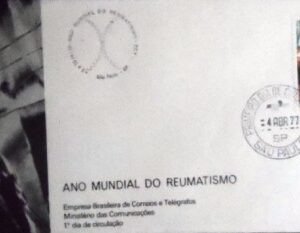 FDC Oficial nº 115 de 1977 Ano do Reumatismo 11496