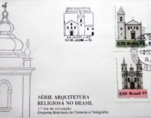 FDC Oficial nº 143 Arquitetura Religiosa RJ 18913