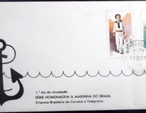 FDC Oficial nº 110 de 1976 Marinha do Brasil PE2
