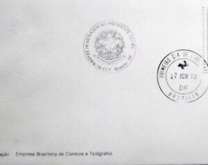 FDC Oficial nº 153 de 1978 Presidente Geisel SP 27491