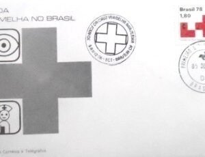 FDC Oficial nº 169 de 1978 Cruz Vermelha no Brasil DF 22461