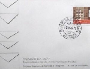FDC Oficial nº 147 de 1978 Criação da ESAP SP 18221